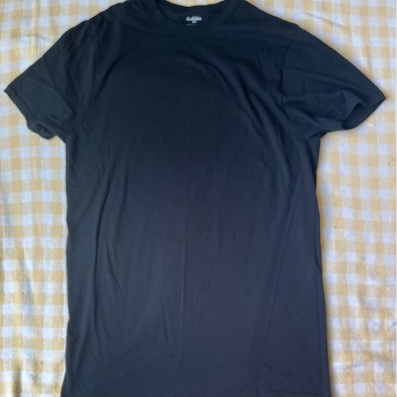 Goodfellow & Co Plain Black Tee - Picture 2 of 3